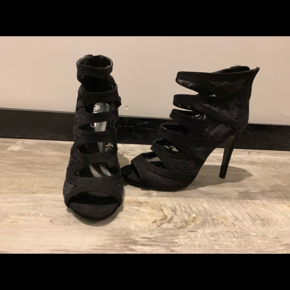 Strappy heels